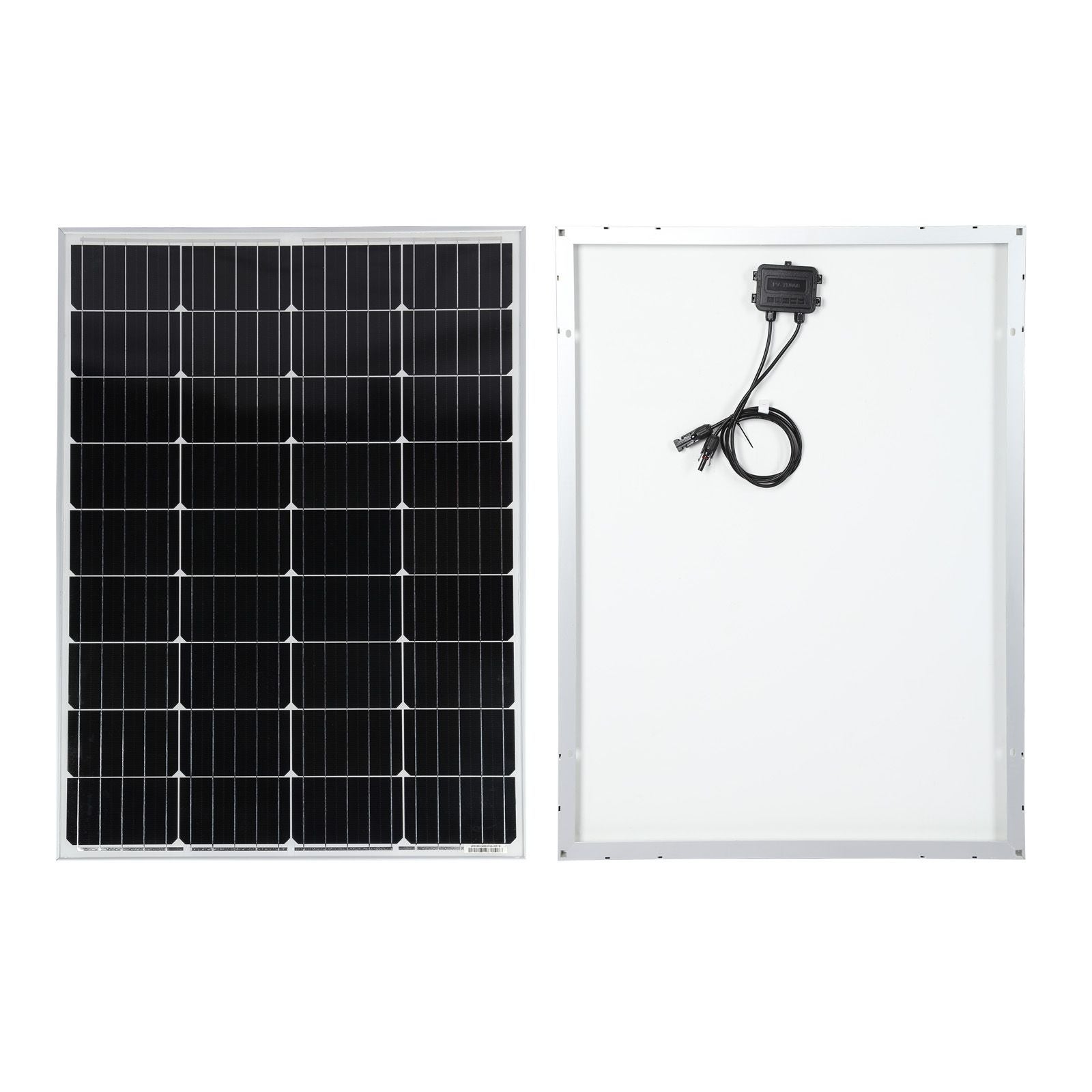 Module solaire 100W 12V Cellule solaire monocristalline Panneau photovoltaïque
